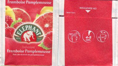 Elephant 8681545 Infusion Framboise Pamplemousse