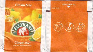 Elephant 8681549 Infusion Citron Miel