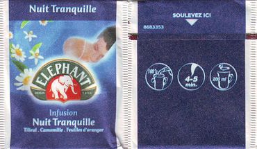 Elephant 8683353 Elephant Infusion Nuit Tranquile