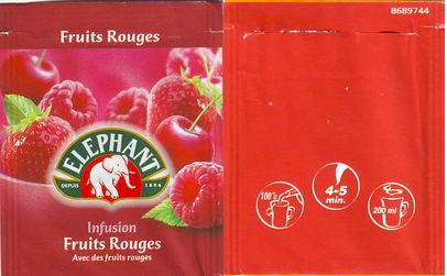 Elephant 8689744 Infusion Fruits Rouges