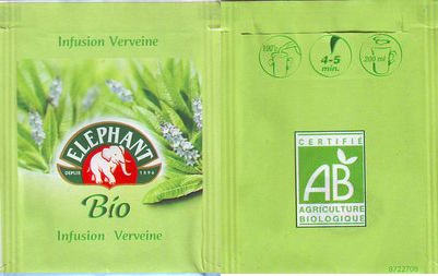 Elephant 8722708 Elephant Bio Infusion Verveine