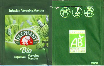 Elephant 8722709 Elephant Bio Infusion Verveine Menthe