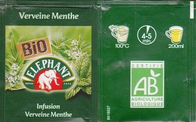 Elephant 8918537 Bio Verveine Menthe