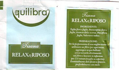 Equilibra Tisana Relax & Riposo