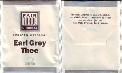 Fair Trade Original 956011 African Original Earl Grey Thee