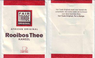 Fair Trade Original African Original Rooibos Thee Kaneel