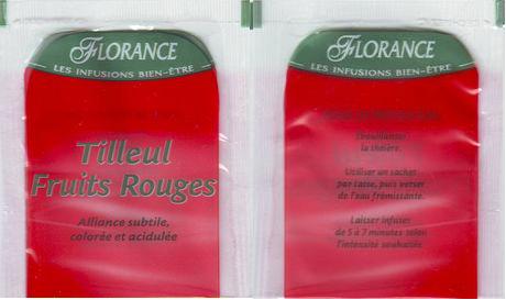 Florance Tilleul Fruits Rouges Foil