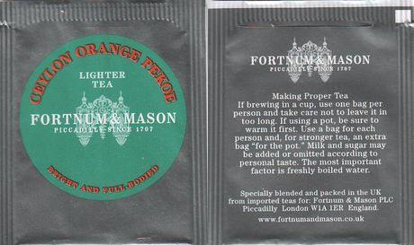 Fortnum & Mason Lighter Tea Ceylon Orange Pekoe