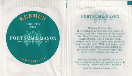 Fortnum & Mason Lighter Tea Keemun