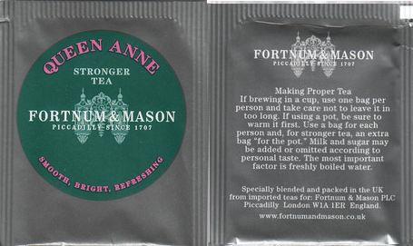 Fortnum & Mason Stronger Tea Queen Anne