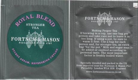 Fortnum & Mason Stronger Tea Royal Blend