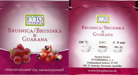 Fyto Pharma Foil Brusnica Brusinka & Guarana