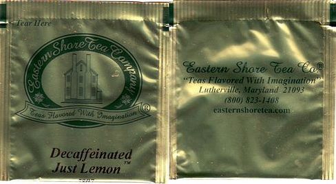 Eastern Shore 07807 Decaffeinated Just Lemon