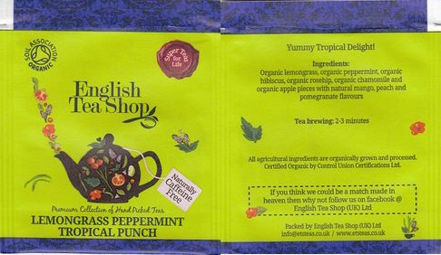 English Tea Shop 04 Lemongrass Peppermint Tropical Punch