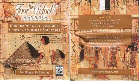 Four O’Clock Fair Trade Sweet Camomile