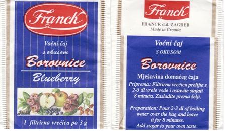 Franck 1 Borovnice