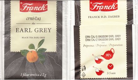 Franck 2 Crni Čaj Okus Earl Grey R