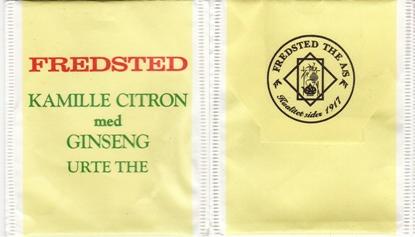 Fredsted Kamille Citron Med Ginseng