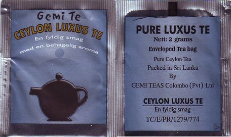 Gemi Té Ceylon Luxus Té