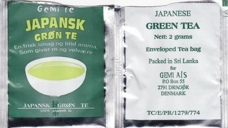 Gemi Té Japansk Gron Té