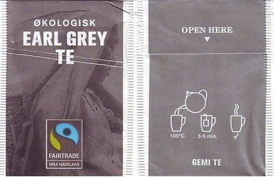 Gemi Té Okologisk Earl Grey Té Fairtrade