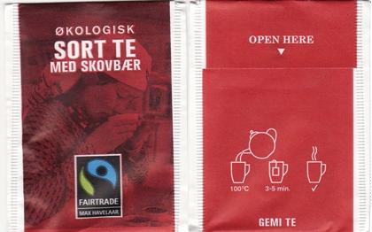 Gemi Té Sort Té Med Skovbaer