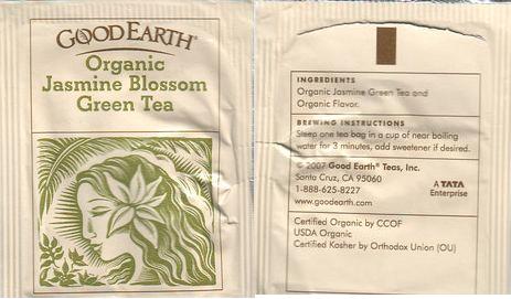 Good Erth Organic Jasmine Blossom Green Tea