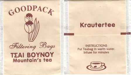 Goodpack Mountains Tea