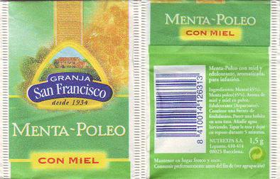 Granja San Francisco Menta Poleo Con Miel