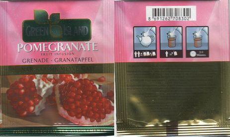 Green Island Foil Pomegranate