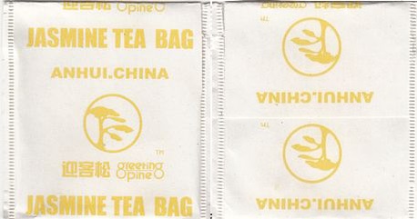 Greeting Pine Jasmine Tea Bag