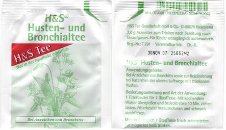 H & s Tee Husten Und Bronchialtee