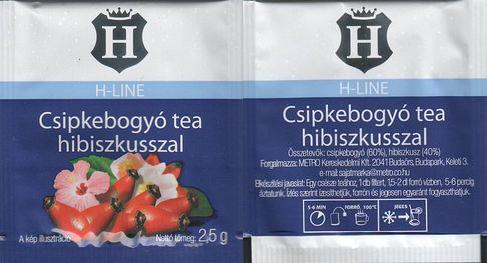 H Line Csipkebogyo Tea Hibiszkusszal Foil