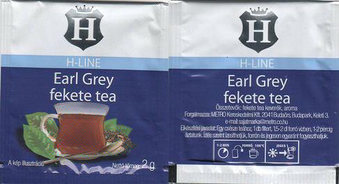 H Line Earl Grey Fekete Tea Foil