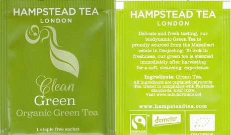 Hampstead Tea 04 Clean Green Organic Green Tea