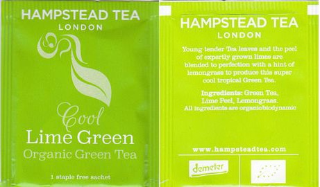 Hampstead Tea 04 Cool Lime Green Organic Green Tea