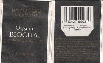 Hampstead Tea Organic Biochai Paper