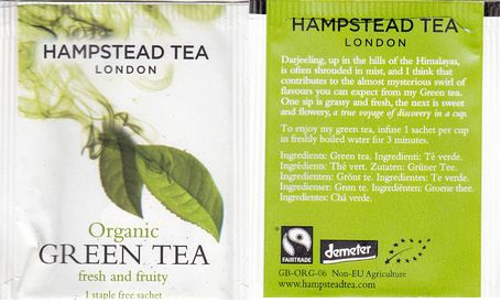 Hampstead Tea Organic Green Tea Fresh & Fruity