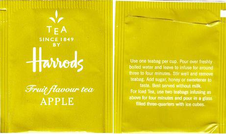 Harrods Fruit Flavour Tea Apple