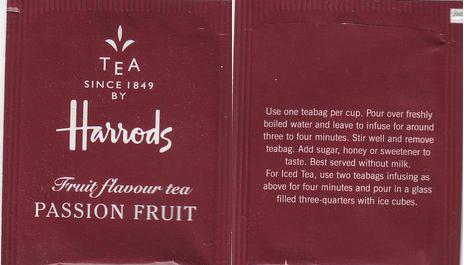 Harrods Fruit Flavour Tea Passion Fruit