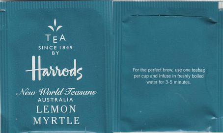 Harrods New World Teasans Australia Lemon Myrtle