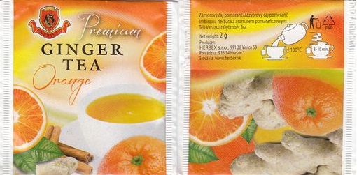 Herbex Premium Ginger Tea Orange