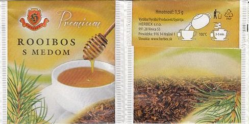 Herbex Premium Tea Rooibos s Medom