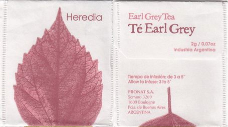 Heredia Earl Grey Tea