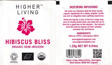 Higher Living Hibiscus Bliss Usda