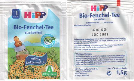 Hipp Bio Fenchel Tee