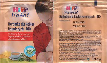 Hipp Natal Herbatka Dla Kobiet Karmiacych Bio