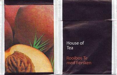 House of Tea Rooibos Té Med Fersken