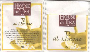 House of Tea Té Al Limone