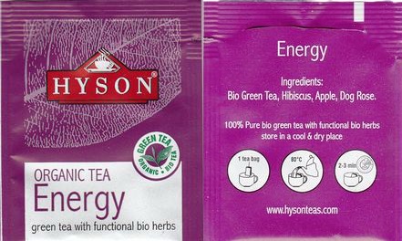 Hyson 07 Organic Tea Energy